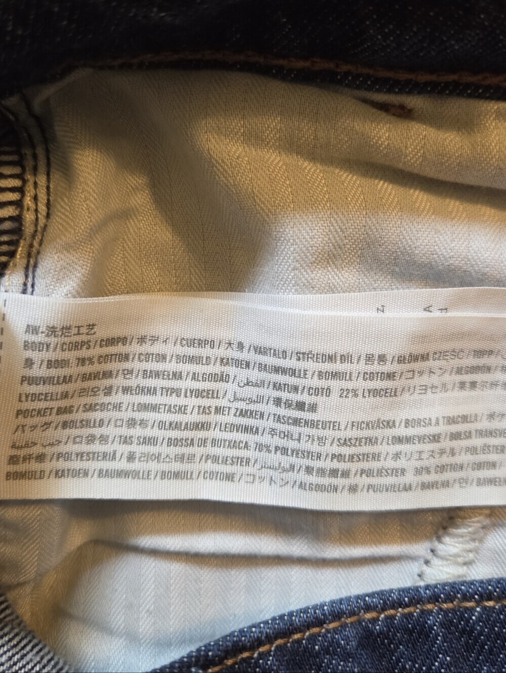 Abercrombie & Fitch High Rise Wide Leg Jeans Blue Size 28 Extra Long - Picture 10 of 10
